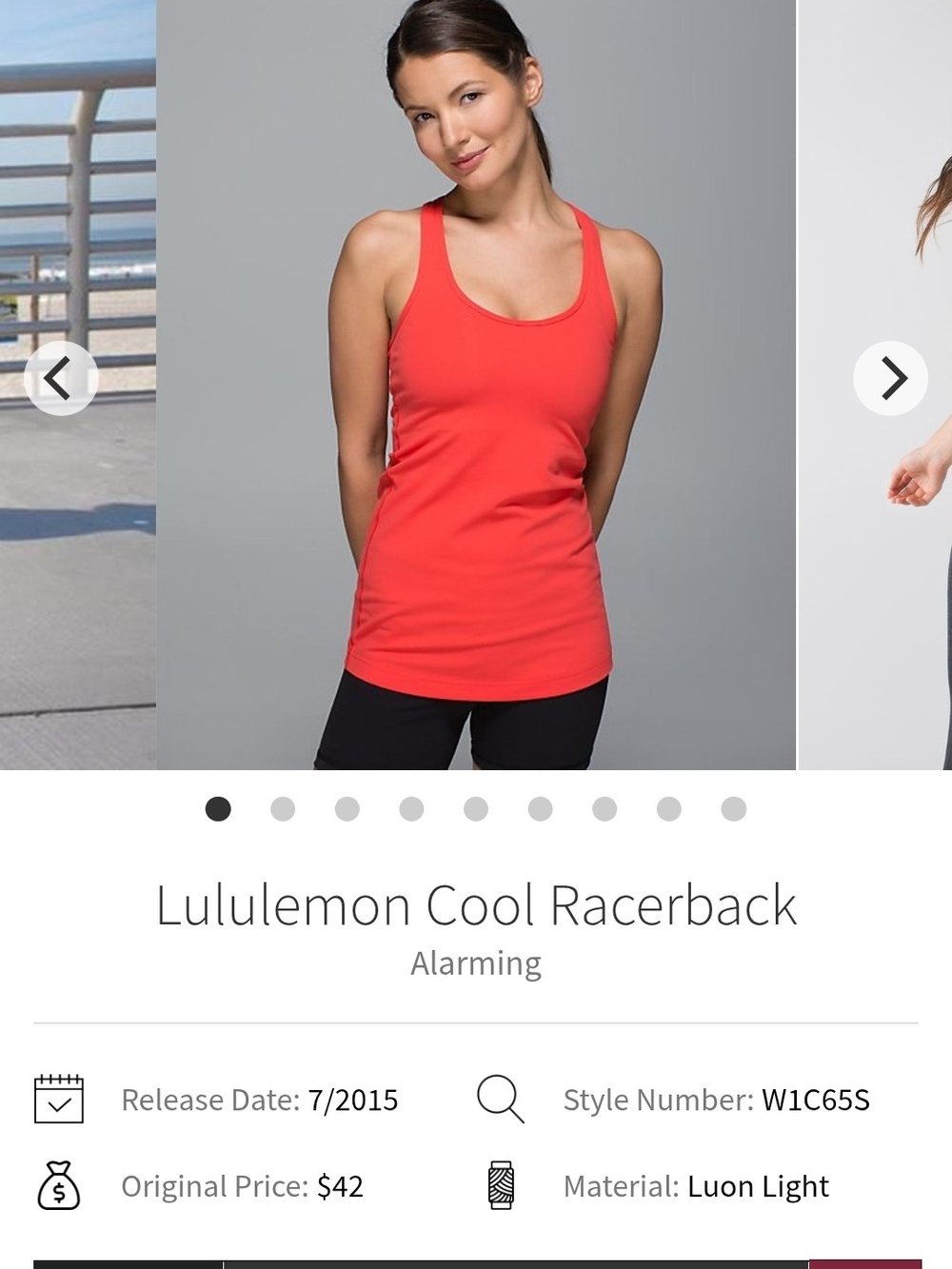 NWT Lululemon Cool Racerback Tank Im Alarming